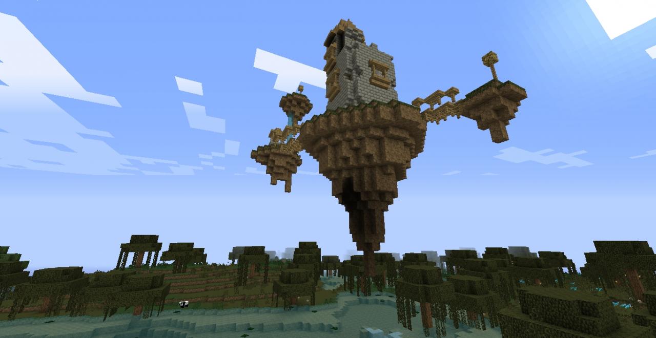 Floating Island Tower Minecraft Map