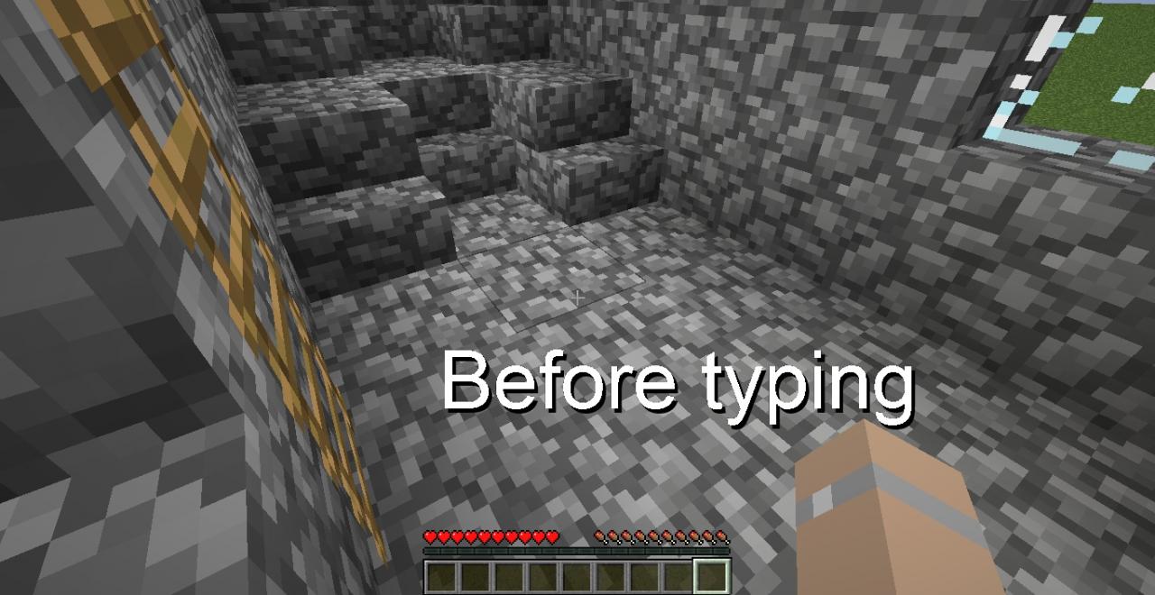 Keyboard Input Detector Minecraft Map