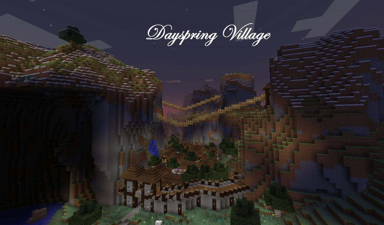 Dayspring Village Minecraft Map