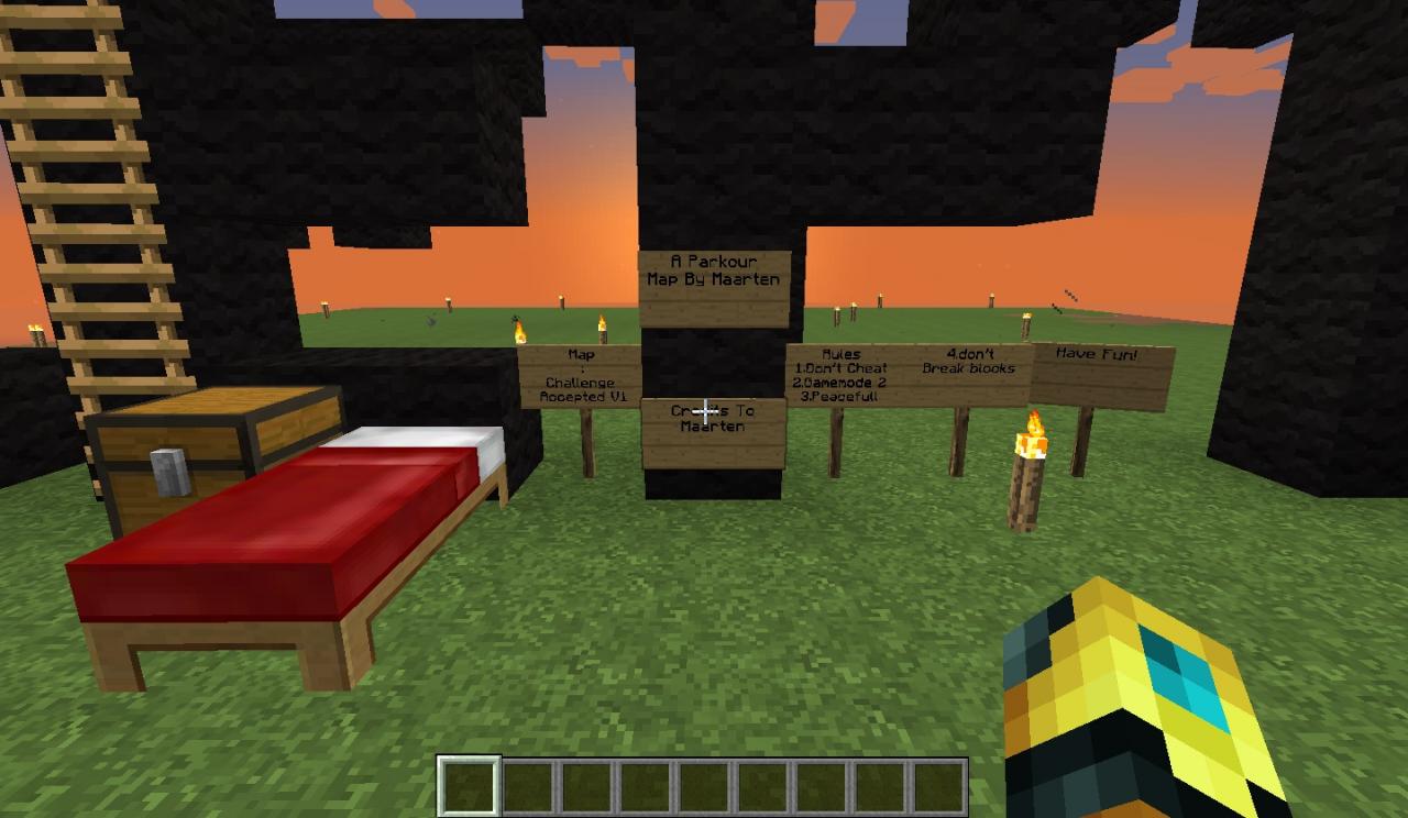 Challenge Accepted - V1 - Parkour Map Minecraft Map