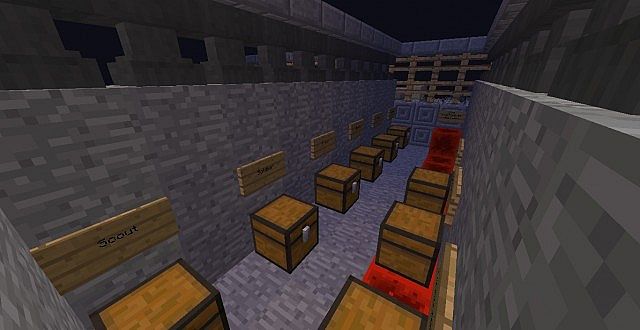 Red teams waiting and breifing room