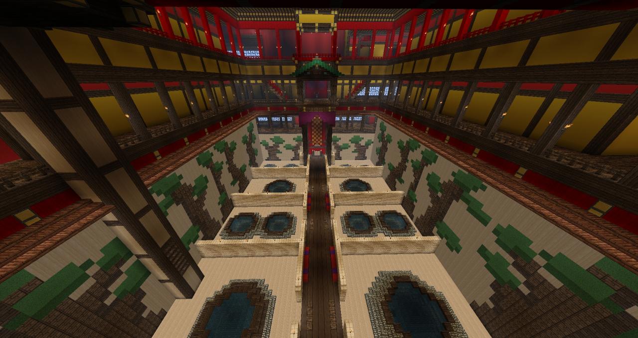 Spirited Away Bath House. Full Scale. Minecraft Project