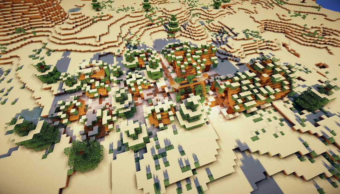 Snow Village Minecraft Map