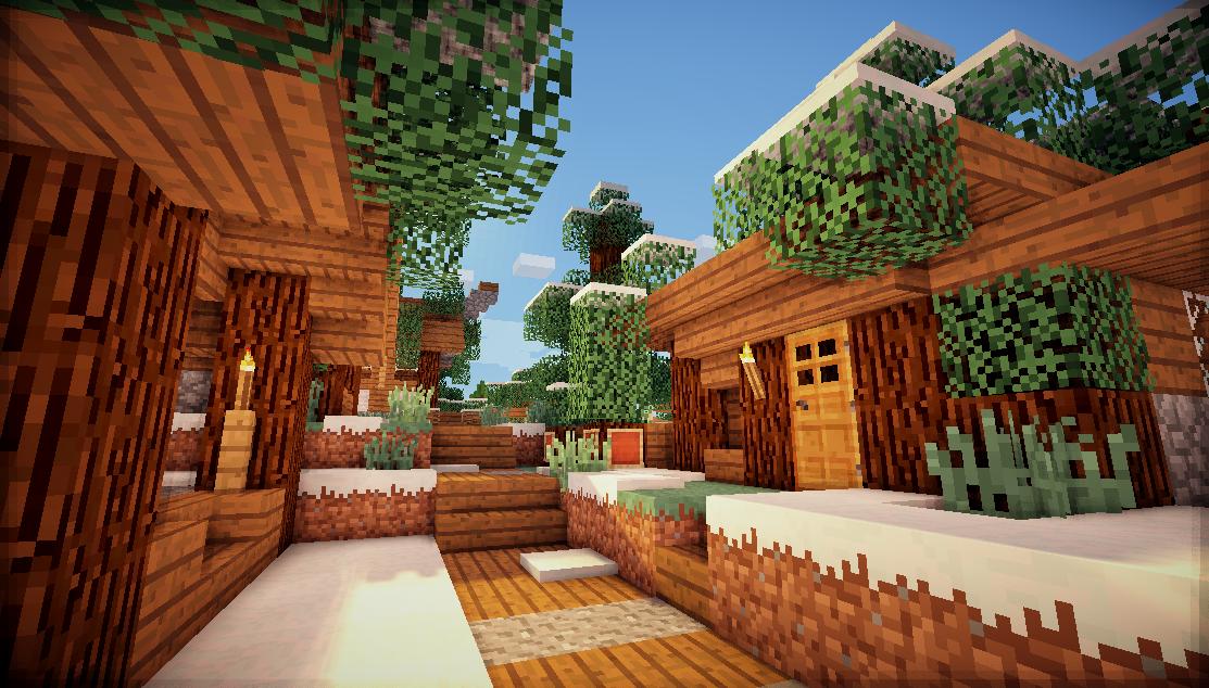 Snow Village Minecraft Map