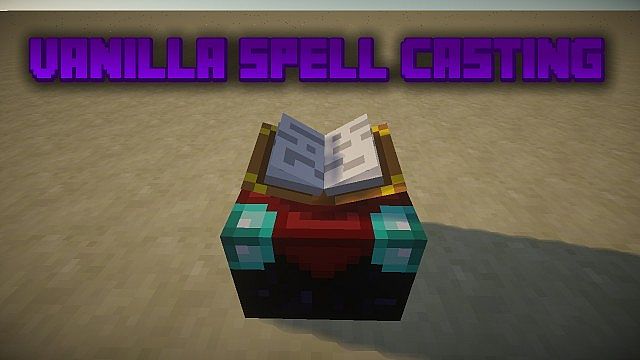 Vanilla Spell casting Minecraft Map