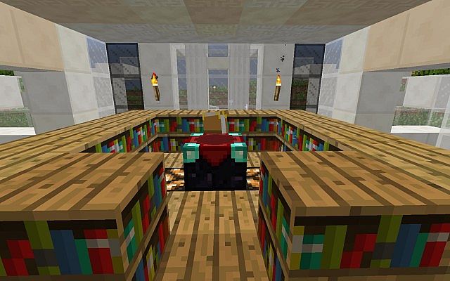 Minecraft Modern Library Minecraft Map