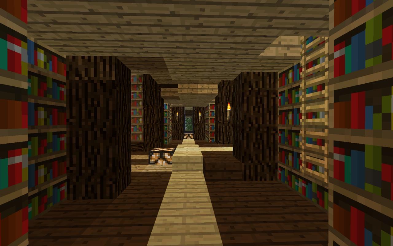 Minecraft Modern Library Minecraft Map