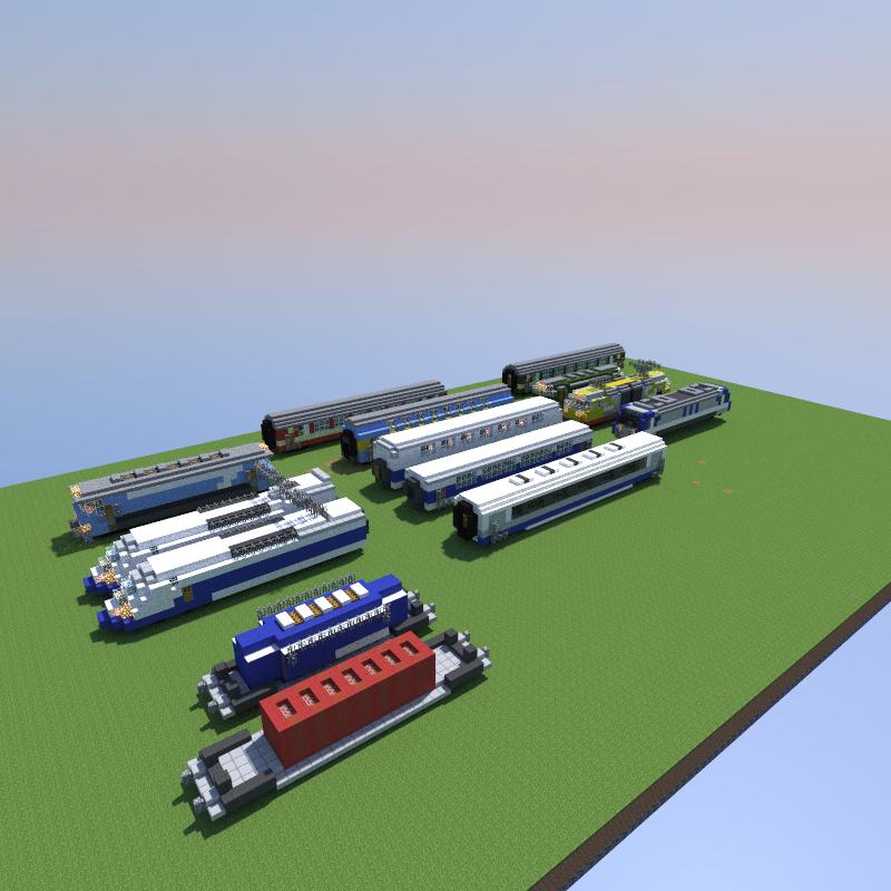 Train Pack v0.45 Minecraft Map