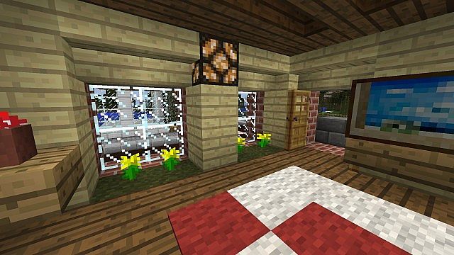 A garden in the living room