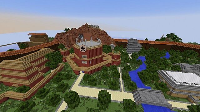 Nin-Craft [Naruto RPG Mission and PvP Server] Minecraft Map