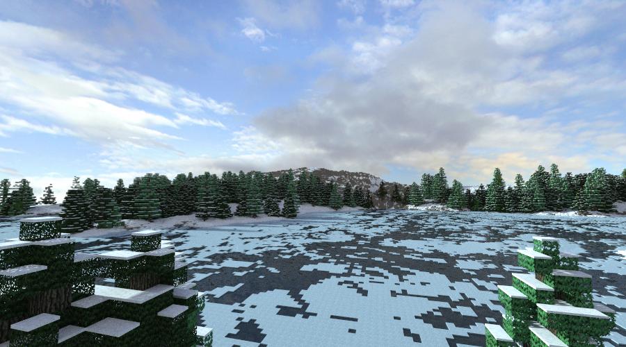 Snowy Mountains Minecraft Map
