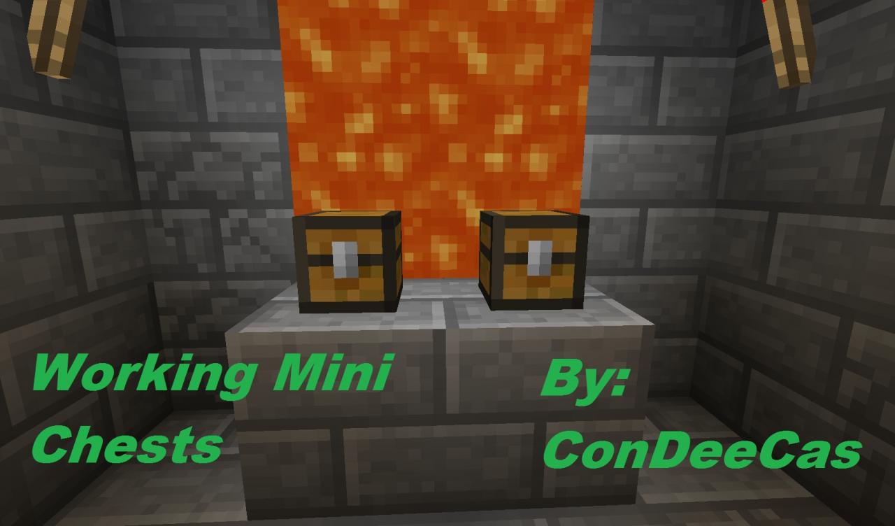 Working Mini Chests Minecraft Map