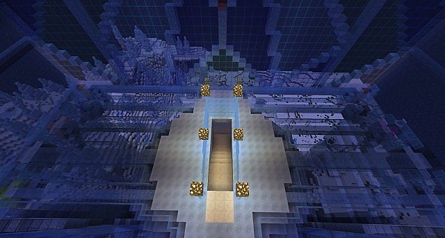 Rendition of Elsa's Ice Castle (Frozen) Minecraft Project