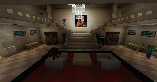 Private beach mansion Minecraft Map