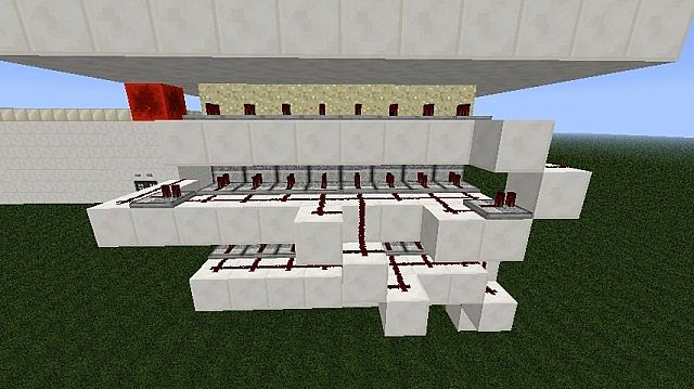 Minecraft Monostable Circuit 1wide Monostable Circuit
