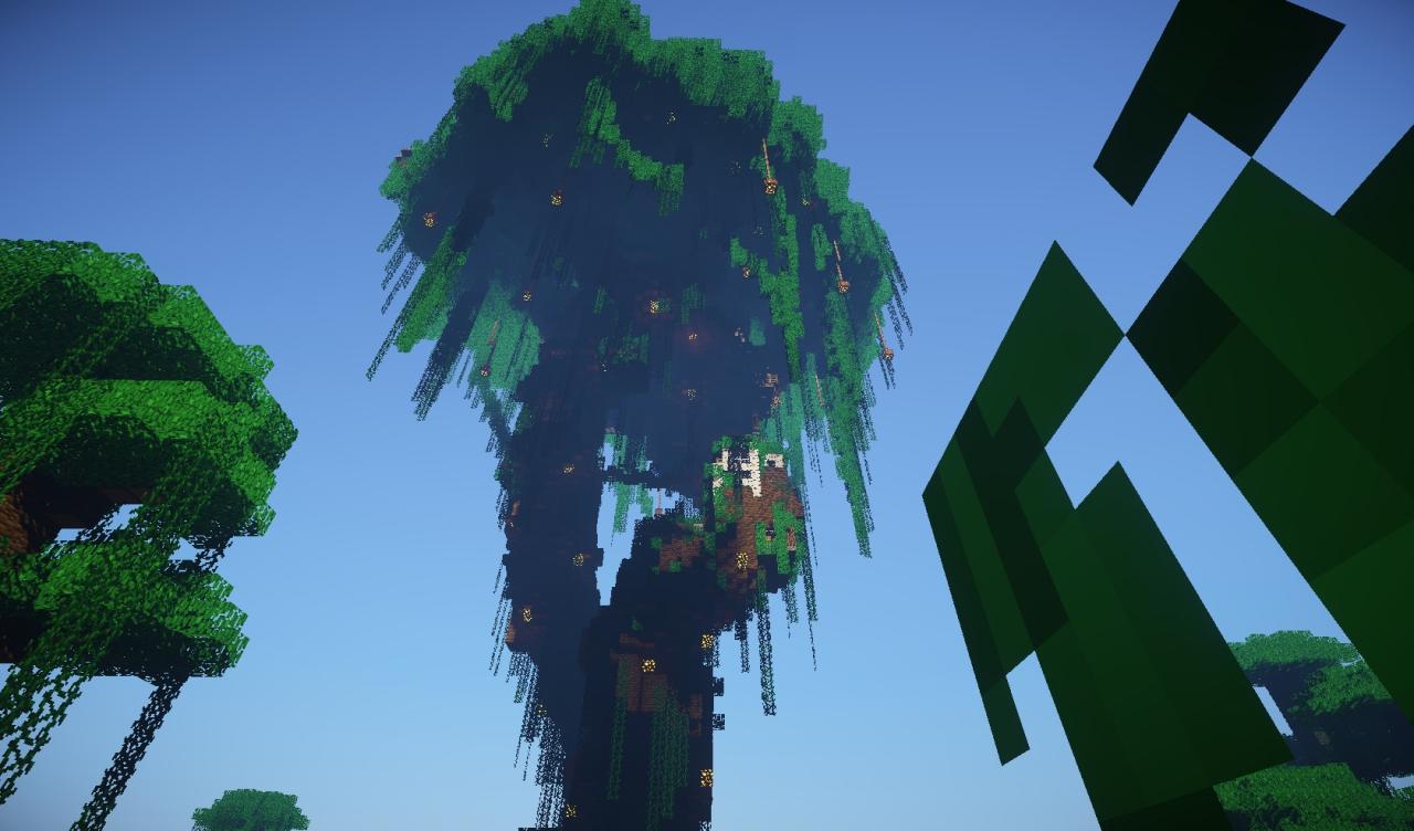 Giant Jungle Tree Minecraft Map