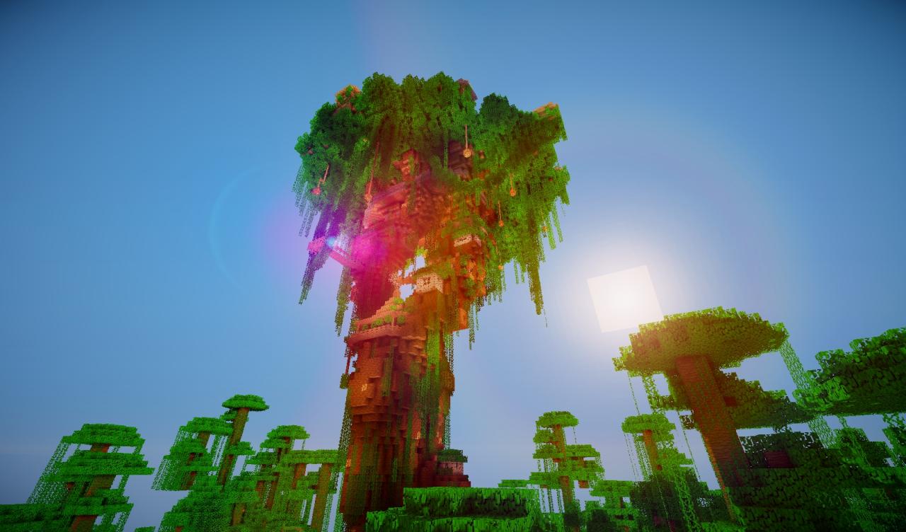 A Very Large Tree! [with Schematic] Minecraft Project 7FB