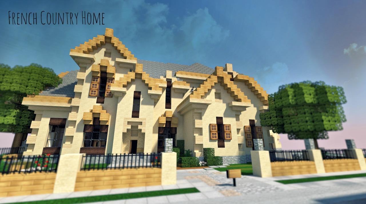 French Country Home Minecraft Map