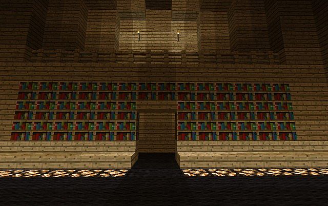 library Minecraft Map
