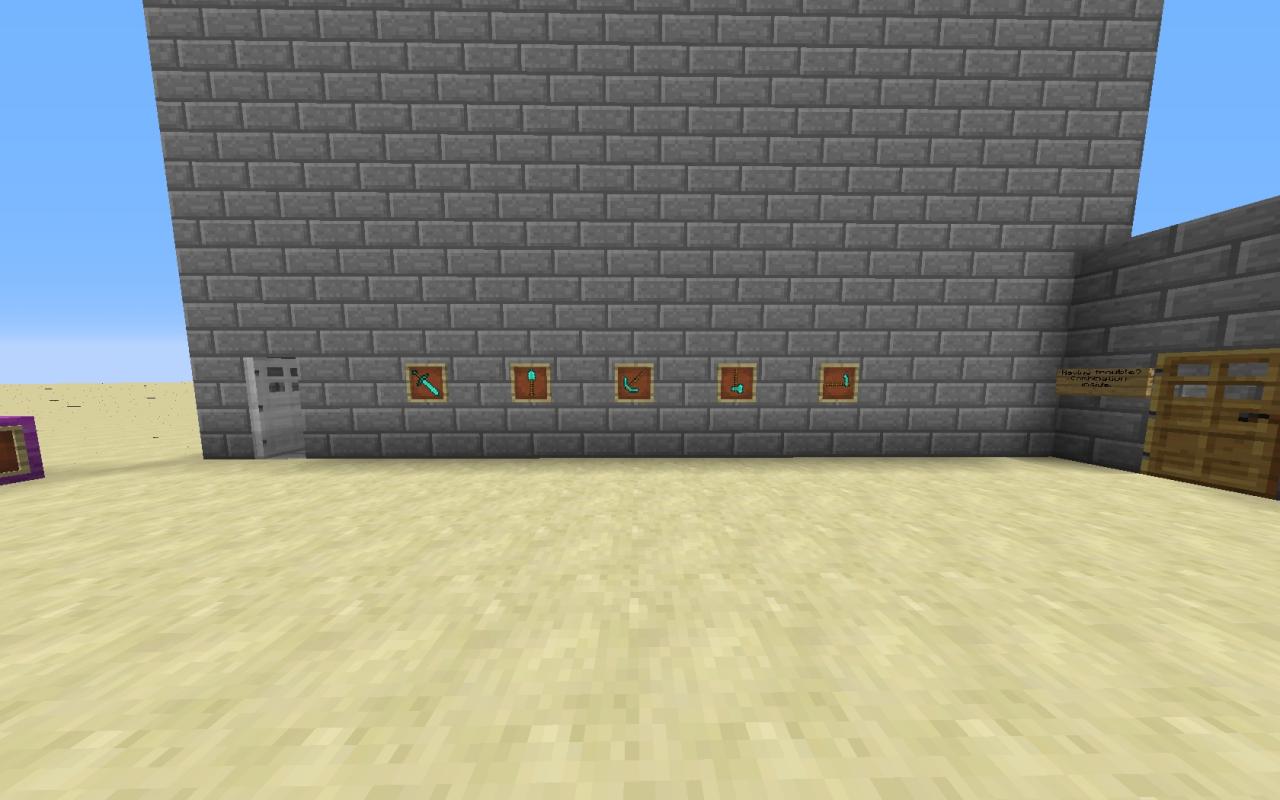 Snapshot 14w04a Item Frame Door Lock Minecraft Map