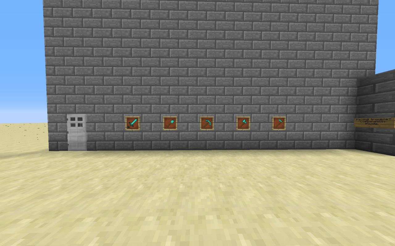 Snapshot 14w04a Item Frame Door Lock Minecraft Map