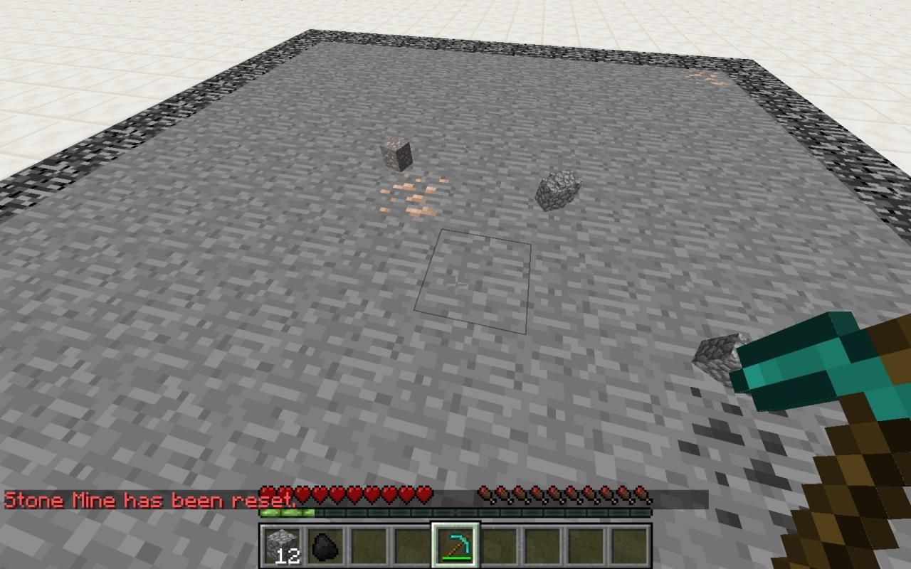 Prison Server Automatic Resetting Mine Minecraft Map