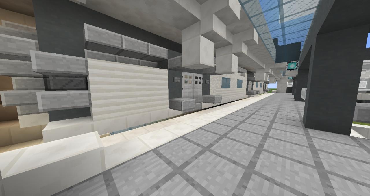 Futuristic skyscraper Minecraft Map