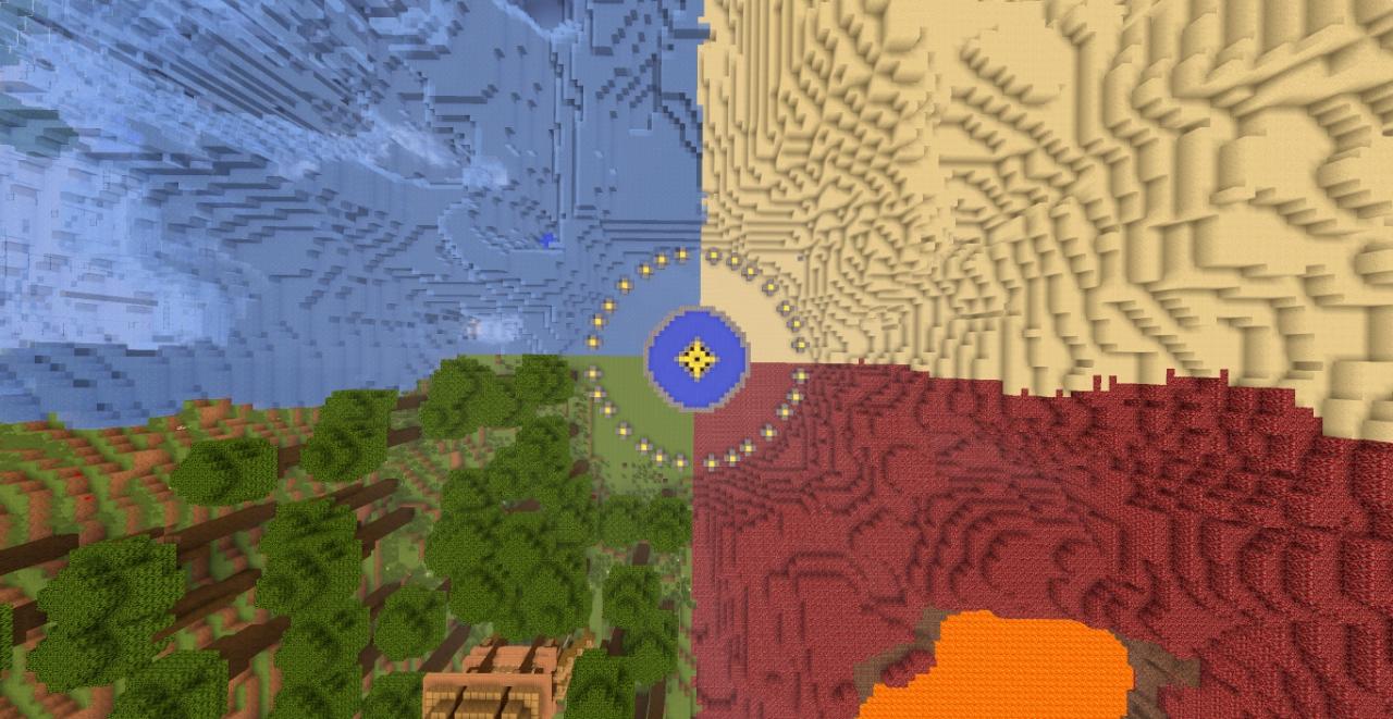 Square SurvivalGames Minecraft Map