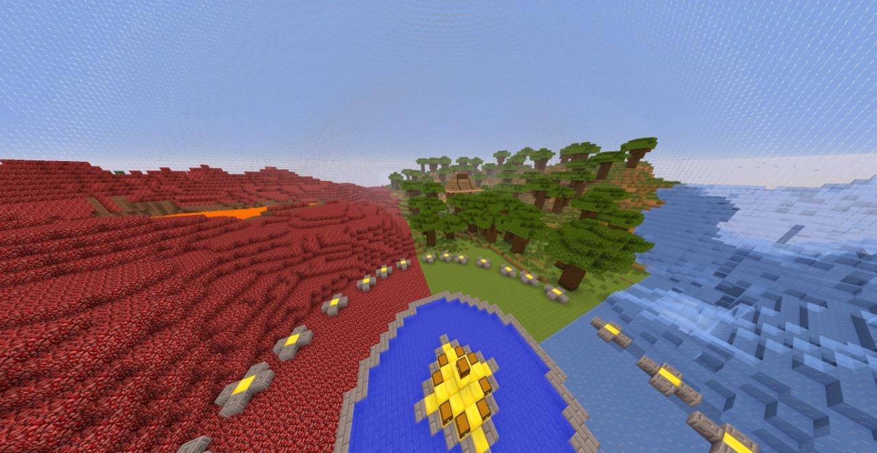 Square SurvivalGames Minecraft Map