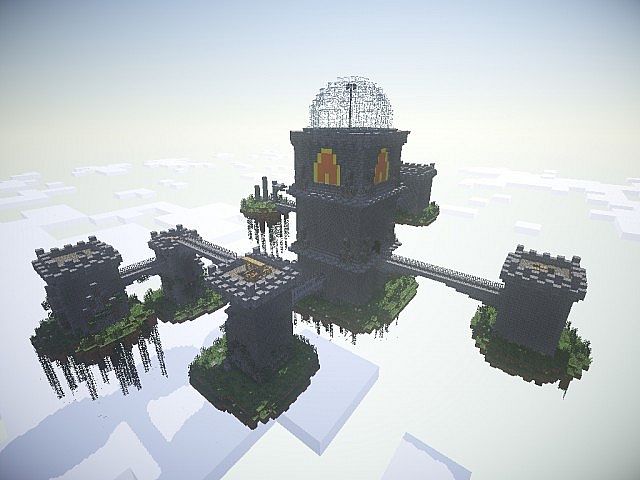 minecraft floating castle map minecraft floating castle map