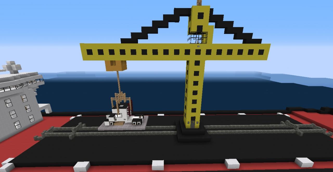 OIL TANKER WITH CRANE Minecraft Map