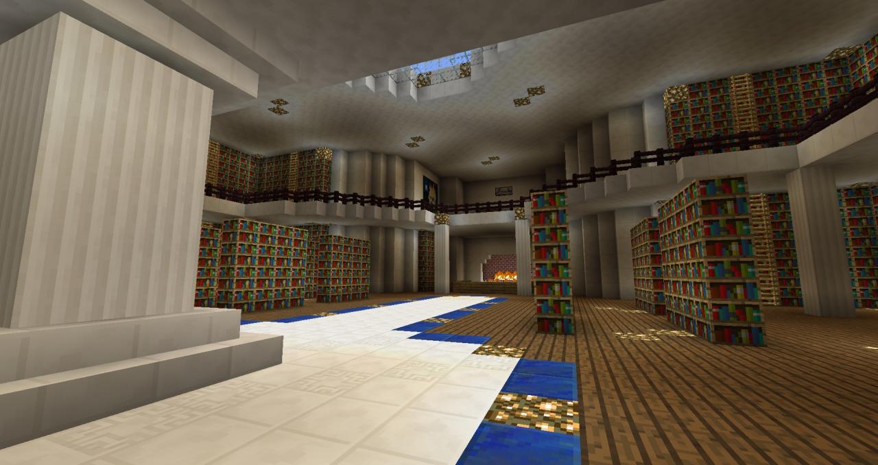 Library Minecraft Map