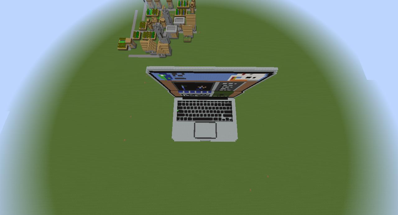 MacBook Pro Minecraft Map