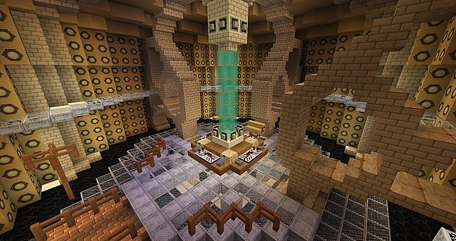 9-10th TARDIS Control Room by Drakelx555