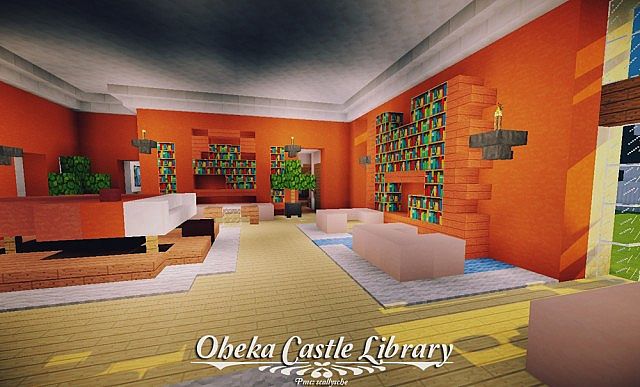 Oheka Castle Library [Block by Block by scallysche] Minecraft Map