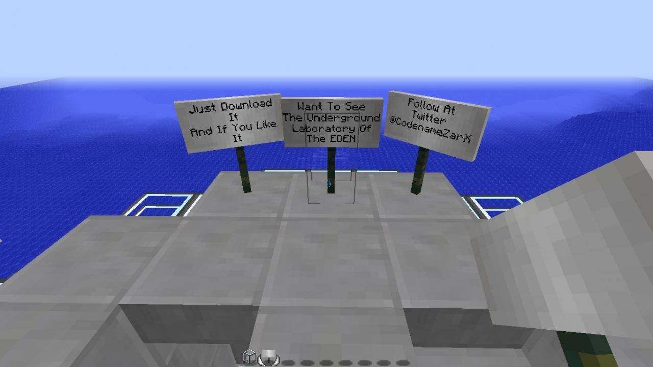 The Eden. Updated Minecraft Map