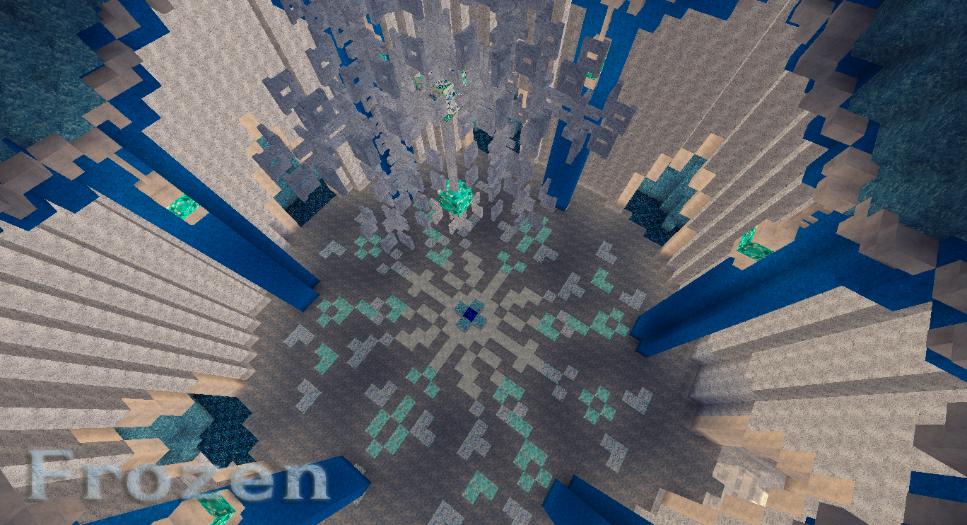 Frozen in minecraft[made by ryuni Minecraft Map