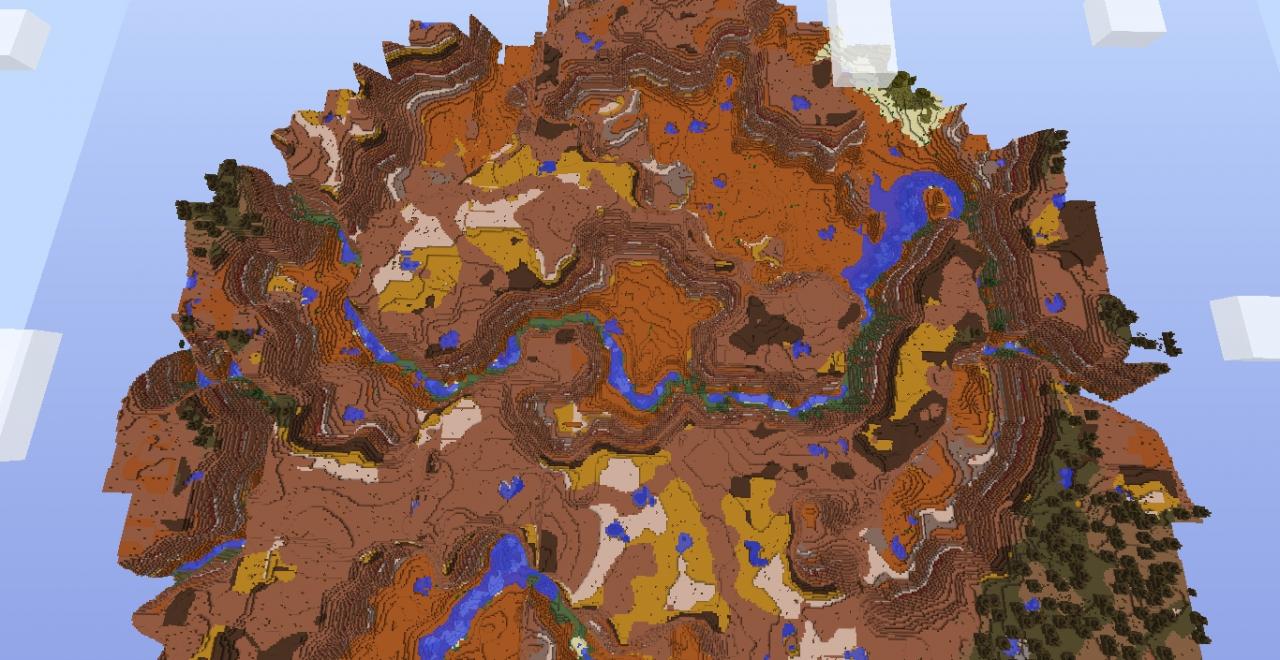 Great Seed! Mesa Spawn! Minecraft Project