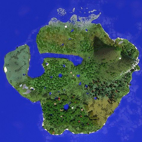 Isolated Island Minecraft Map