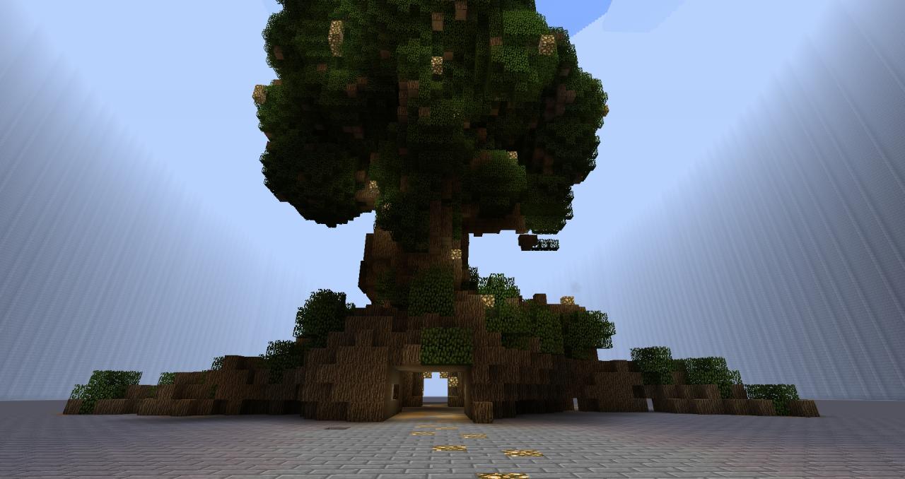 My First Build Spawn Tree Minecraft Map