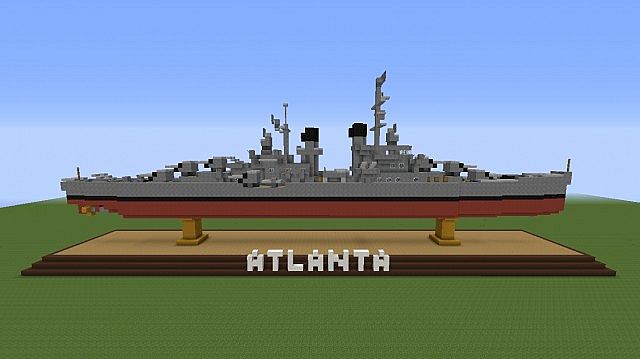 USS Atlanta- Cruiser Minecraft Project