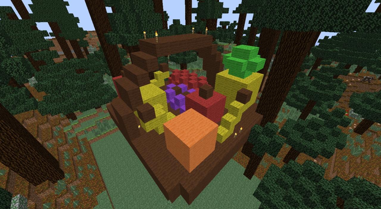 Fruit Basket House (idea from Raddeko) Minecraft Map