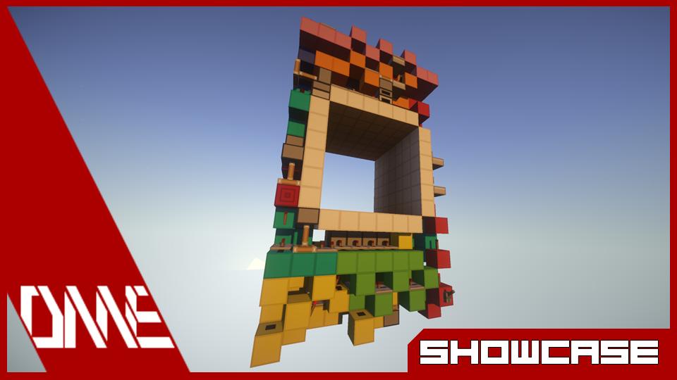 Smallest Ever 6x6 Seamless Door 1260 Blocks! Minecraft Map