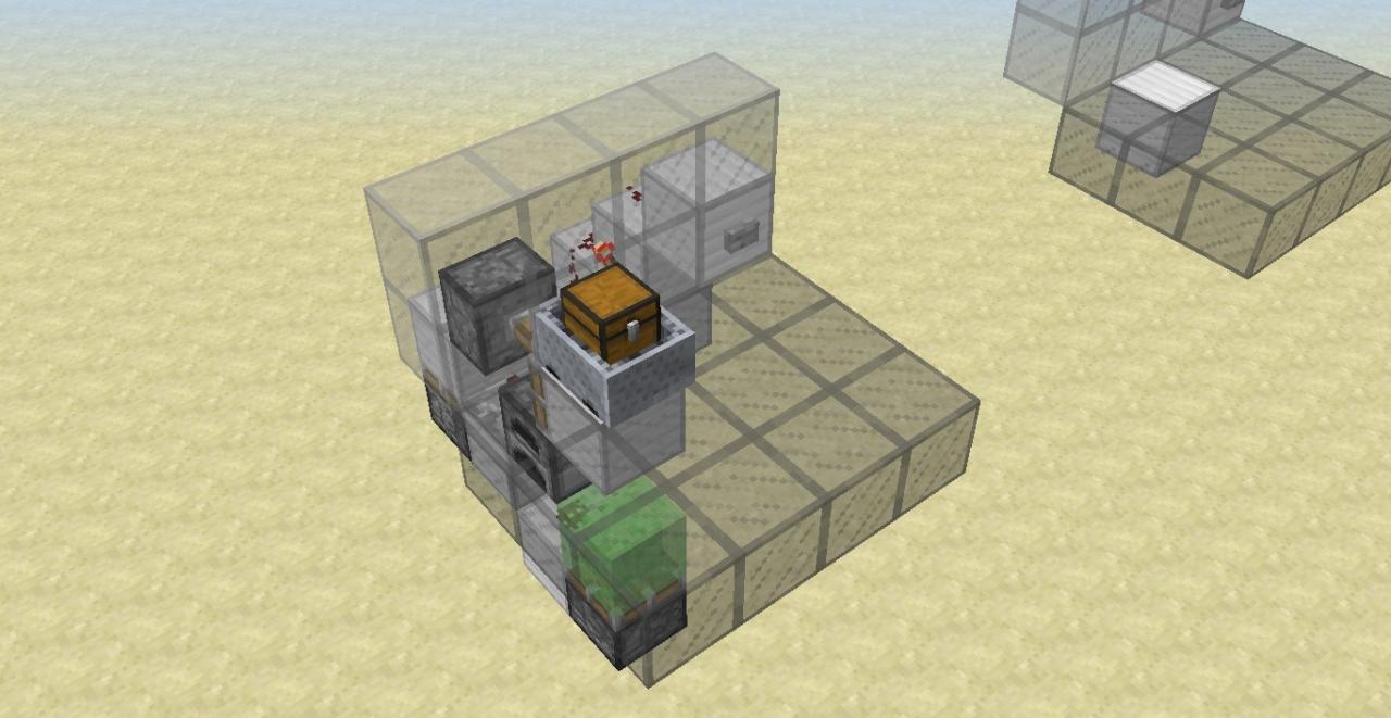 Slime Block Popup Chest Minecraft Map