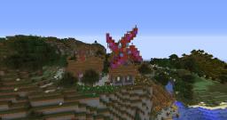 colorful mountain village Minecraft Map & Project