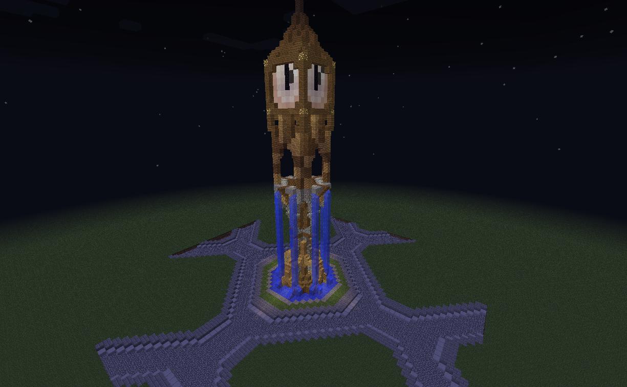 Spawn Clock Tower Minecraft Map