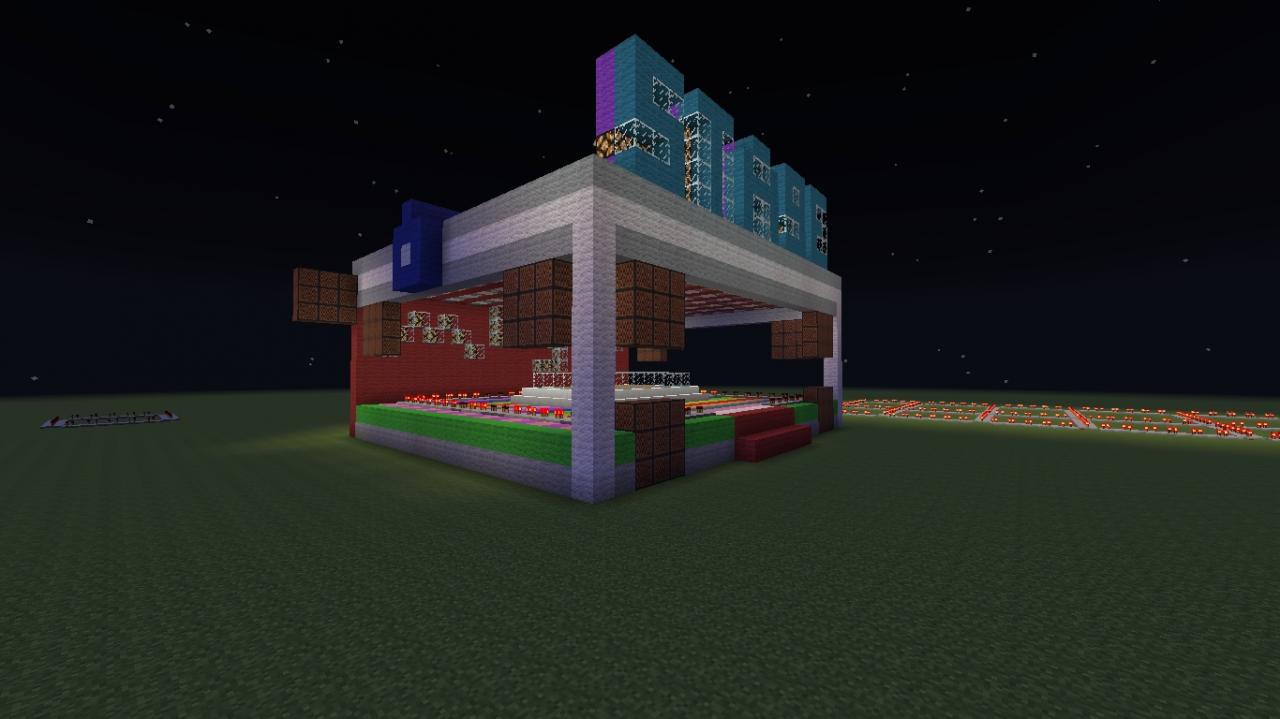 music stage Minecraft Map