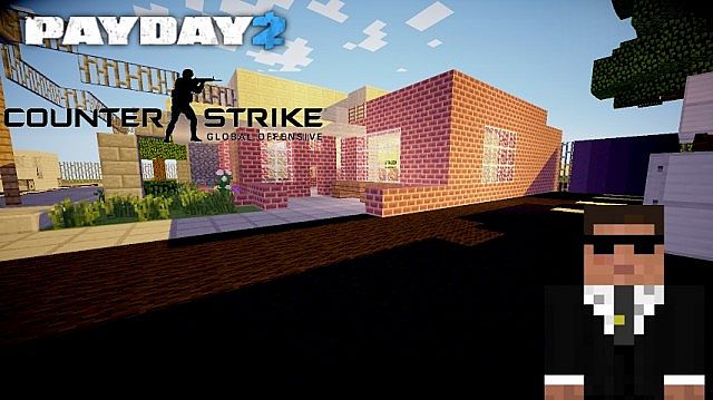 Go Bank From Global Offensive And Payday 2 Minecraft Map