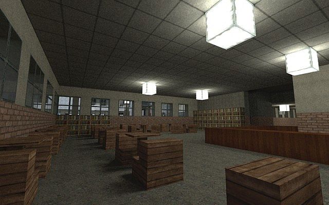 Coffee shop in the basement