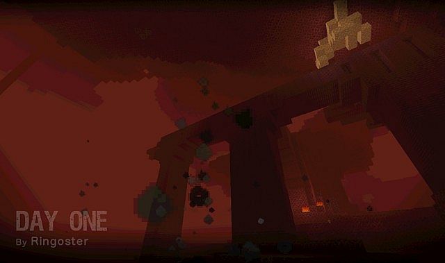 The shadowy Nether.